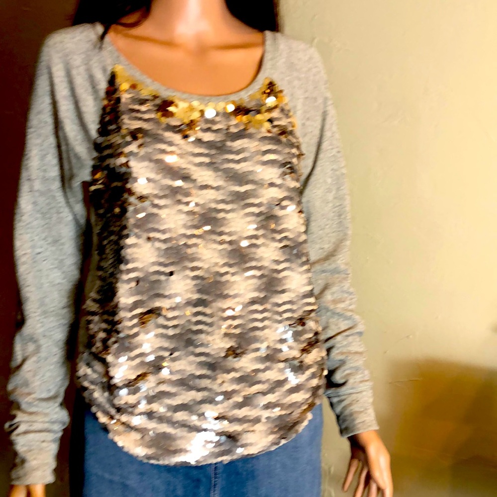 Love Express Sequin embellished sweatshirt